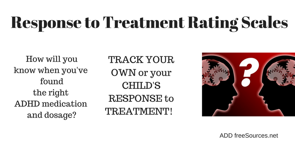 Response To Treatment Rating Scales - Add Freesources